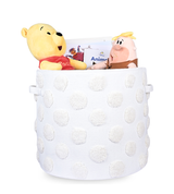 PomPom Round Storage Basket Beige (XL)