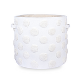 PomPom Round Storage Basket Beige (XL)