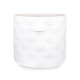 PomPom Round Storage Basket Beige (XL)