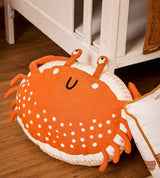 Snuggle Crab Shaped Cushion