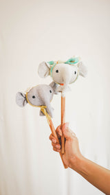 ELEPHANT ON STICK