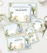 Little Dino trails Stationery Set