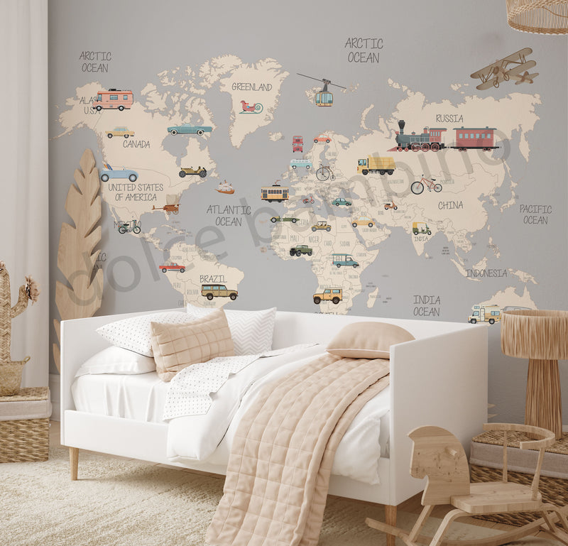 Transportation World Map