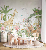 Giraffe in the Jungle