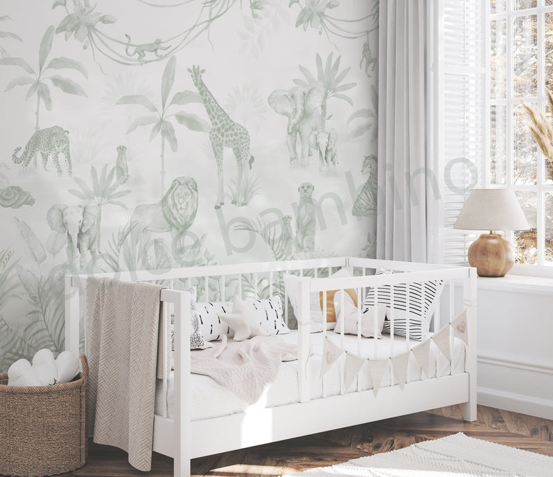 Fantasy Savannah - Sage Green
