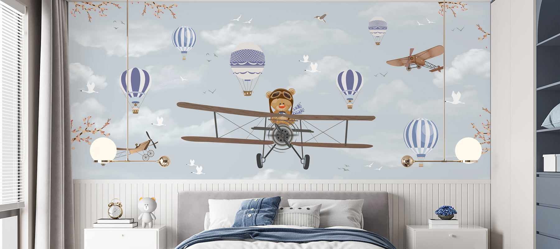 Barriera Letto Dolcenanna Pop Con Coniglio - Sicurezza Per Bambini 18-60kg - Made In Italy