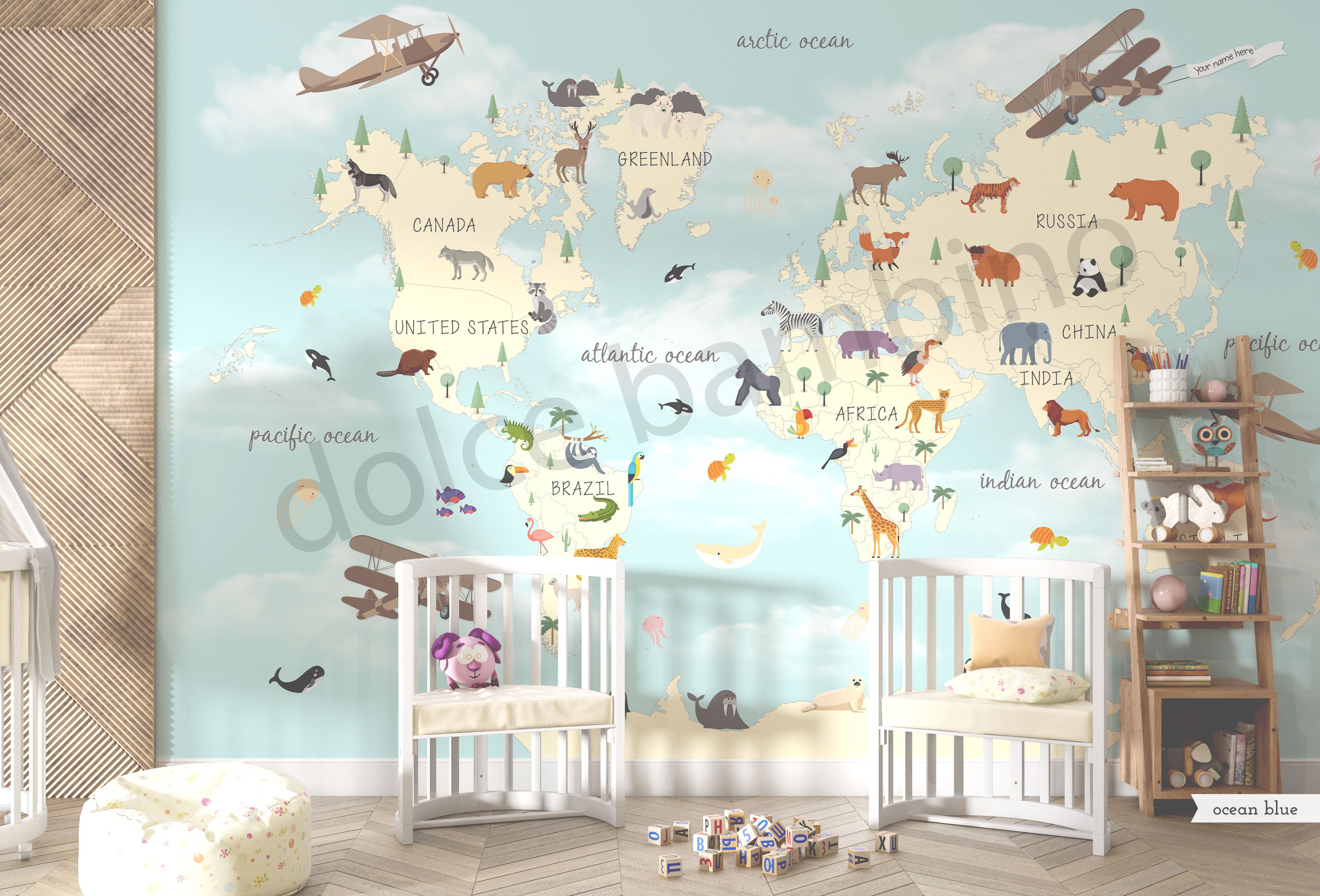Signature Dolce World Map – Dolce Bambino Co