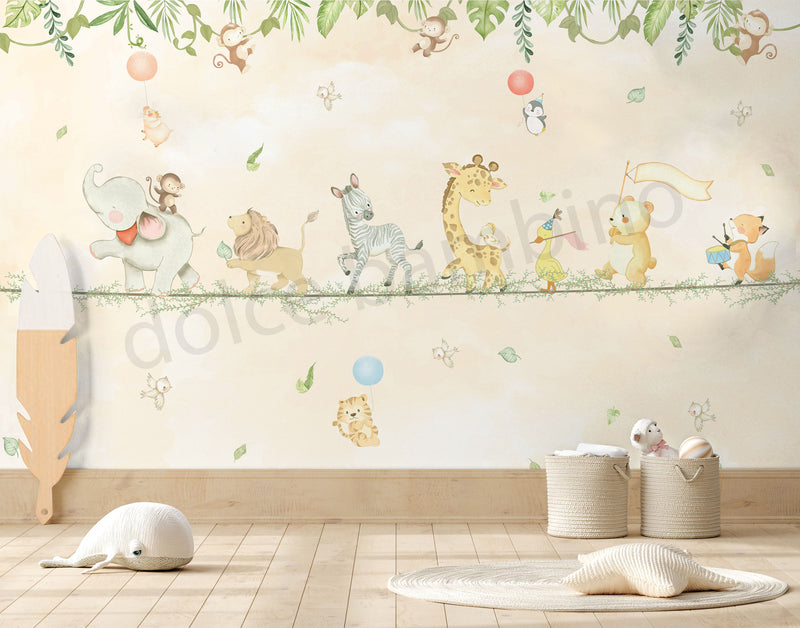 Musical Animal Parade - Beige