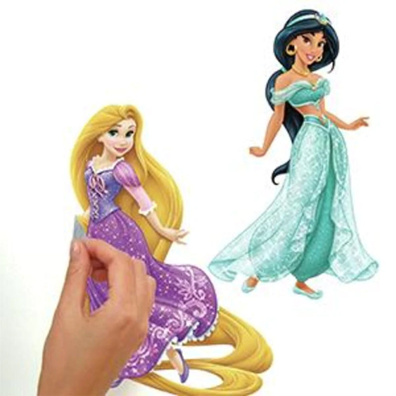 DISNEY PRINCESS ROYAL DEBUT WALL DECALS WITH GLITTER