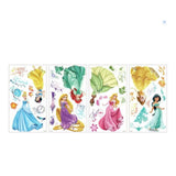 DISNEY PRINCESS ROYAL DEBUT WALL DECALS WITH GLITTER