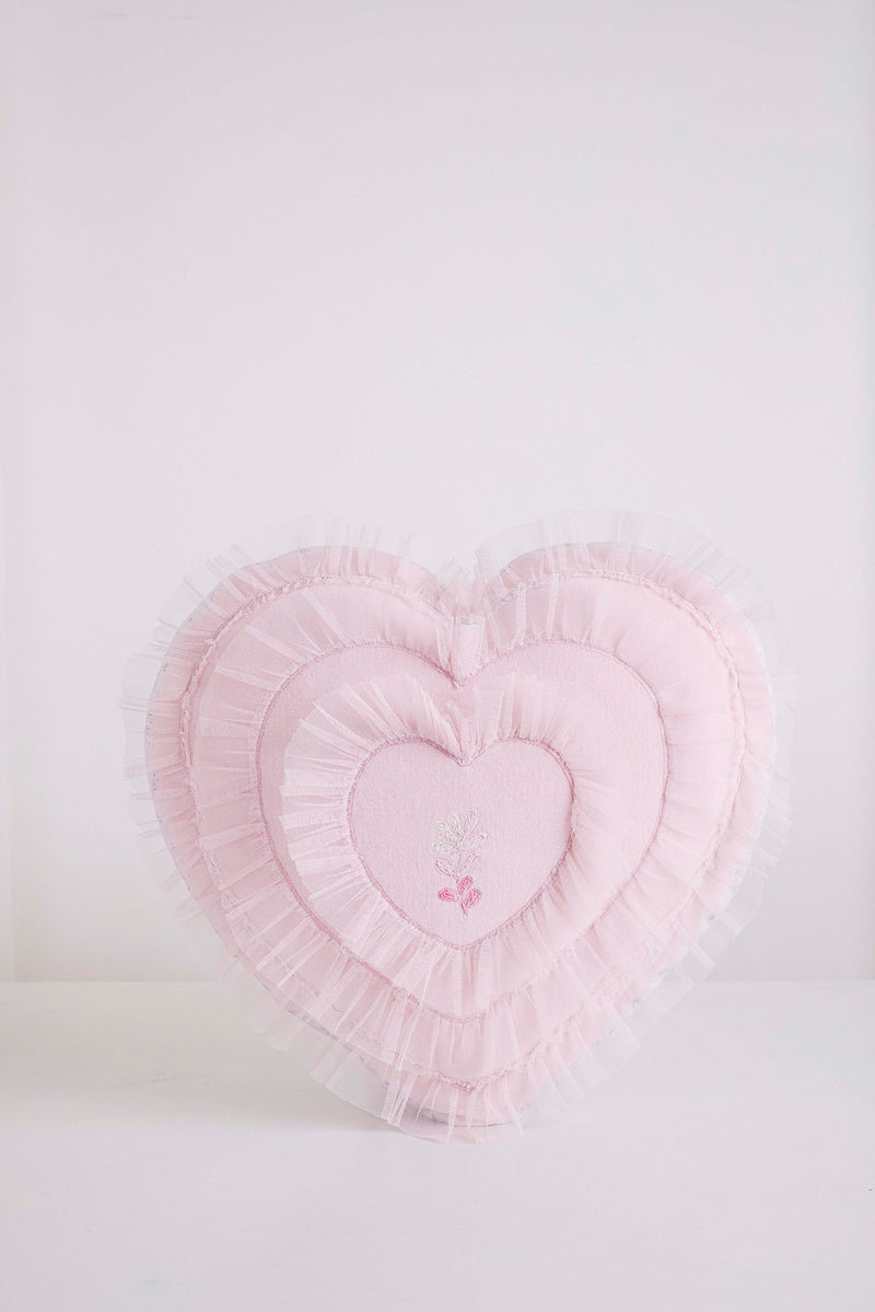 Heart Velvet Cushion