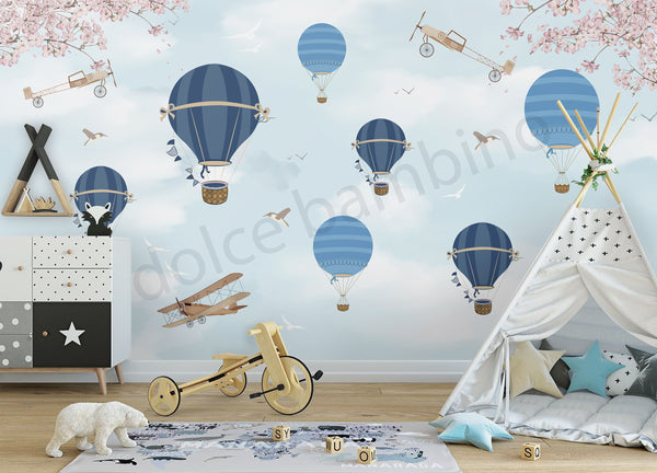 ANIMALS X BALLOONS - DARK BLUE