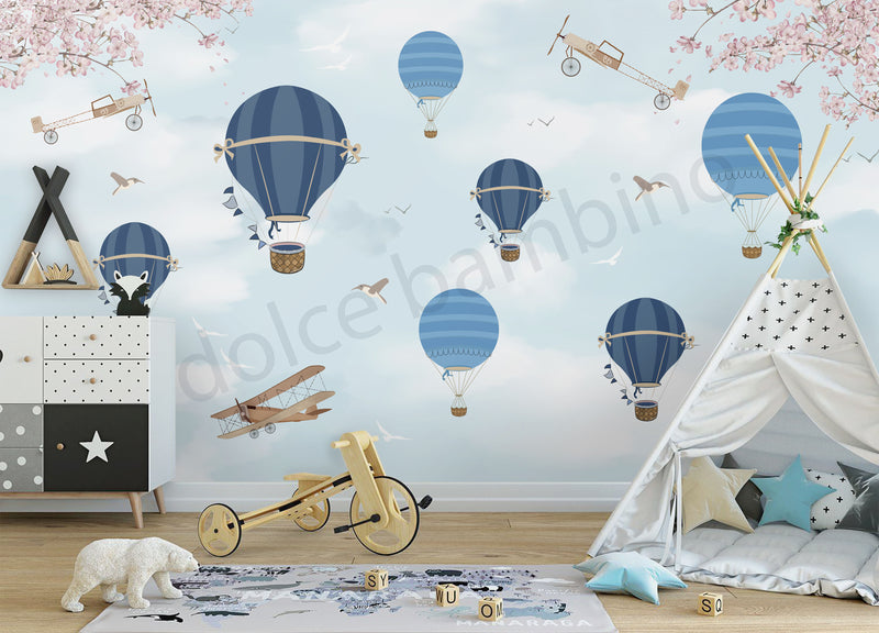 ANIMALS X BALLOONS - DARK BLUE