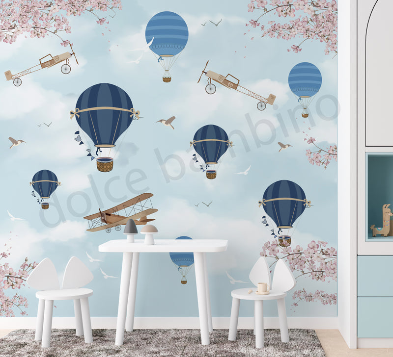 ANIMALS X BALLOONS - DARK BLUE