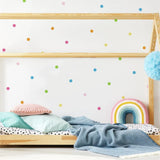 PASTEL DOT WALL DECALS PEEL AND STICK