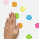 PASTEL DOT WALL DECALS PEEL AND STICK