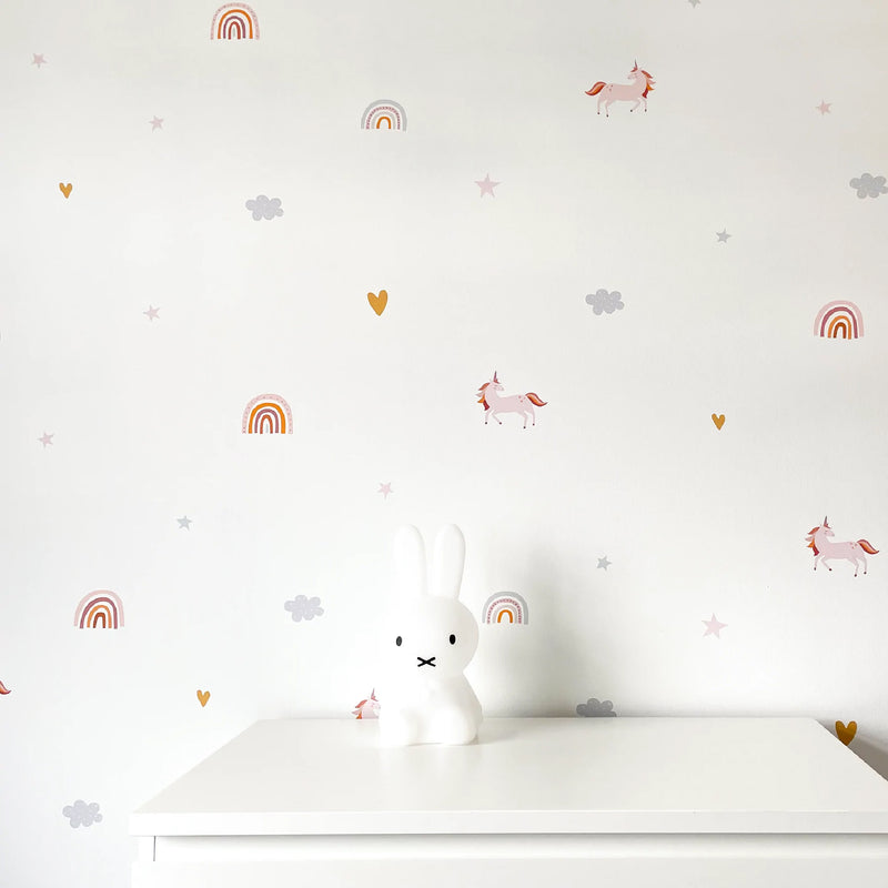 'RAINBOW UNICORN' FABRIC DECAL