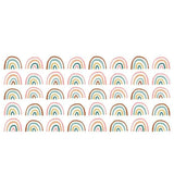 RETRO RAINBOW WALL DECALS PEEL & STICK