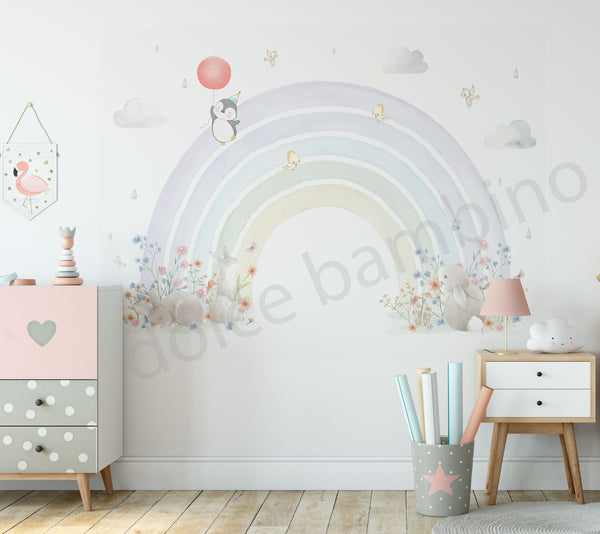 Bunnies & Rainbow