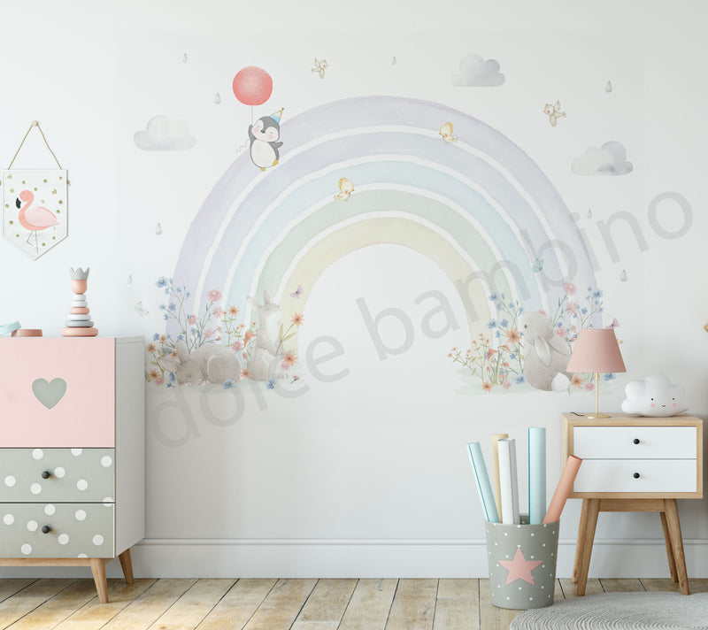 Bunnies & Rainbow