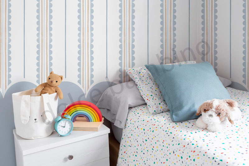 Stripes of Arden with Large Scallops II