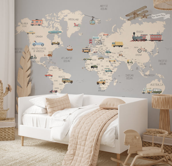 Transportation World Map