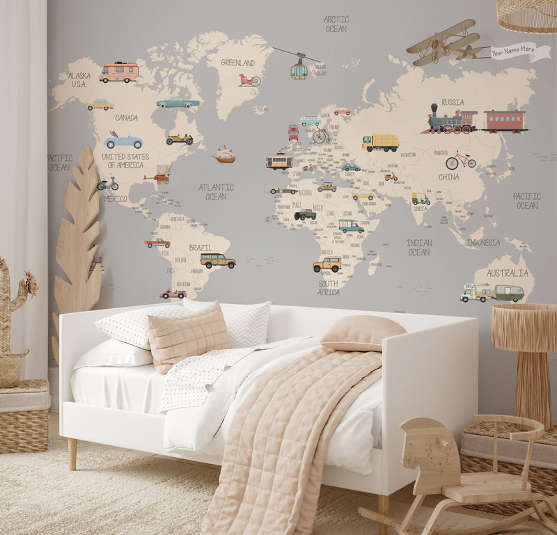 Transportation World Map