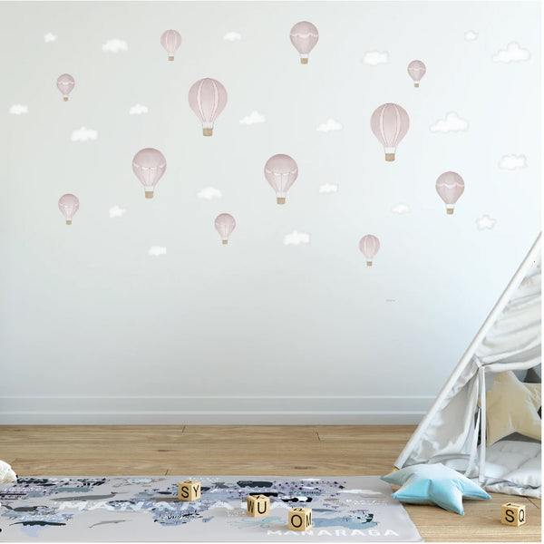 'UP UP AWAY' FABRIC DECAL