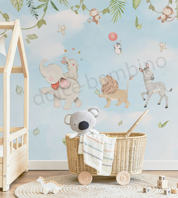 Musical Animal Parade - Blue