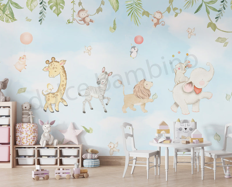 Musical Animal Parade - Blue