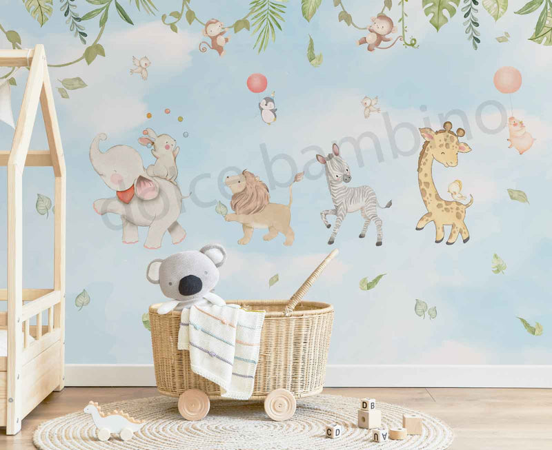 Musical Animal Parade - Blue