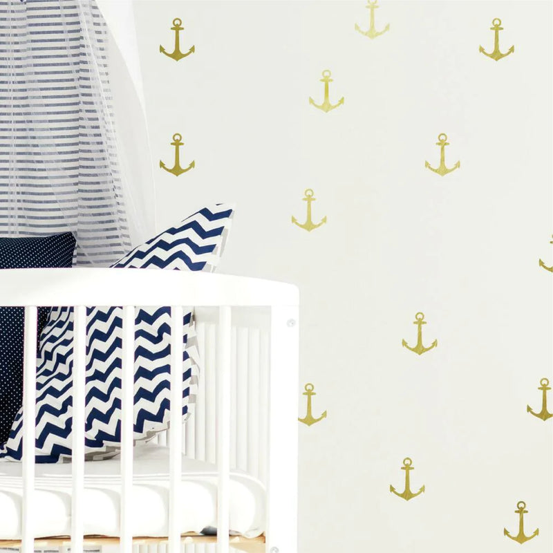 'MINI ANCHOR' WALL DECALS WITH FOIL