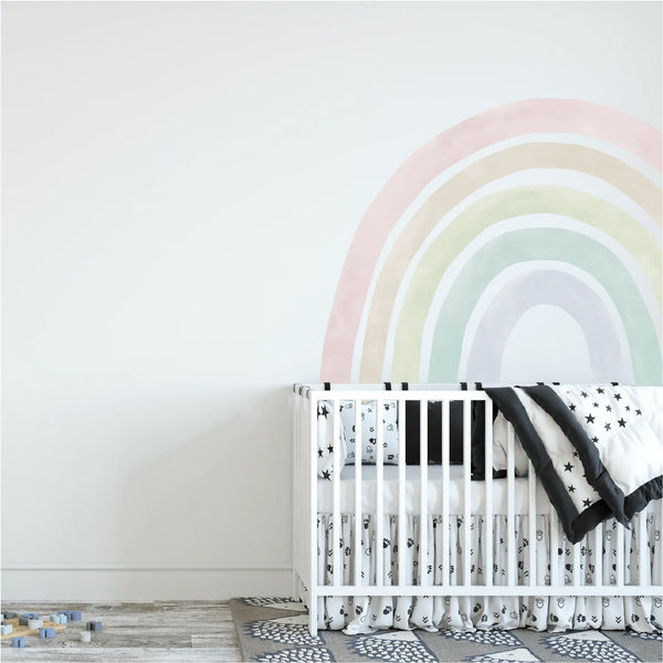 'JUMBO RAINBOW' FABRIC WALL DECAL