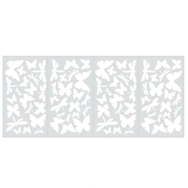 'BUTTERFLIES & DRAGONFLIES GLOW IN THE DARK' WALL DECALS