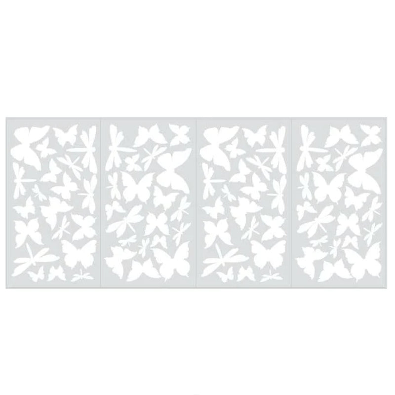 'BUTTERFLIES & DRAGONFLIES GLOW IN THE DARK' WALL DECALS