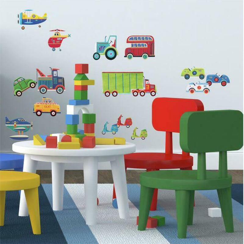 'TRANSPORTATION' WALL DECALS