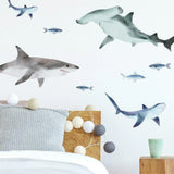 'SHARKS' WALL DECALS