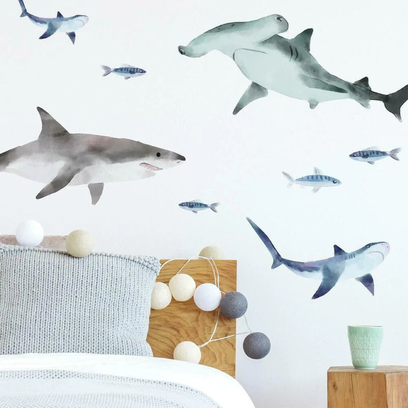 'SHARKS' WALL DECALS