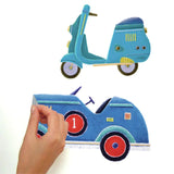 'TRANSPORTATION' WALL DECALS