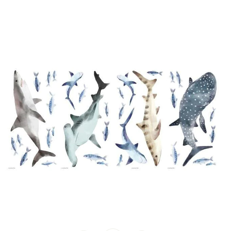 'SHARKS' WALL DECALS